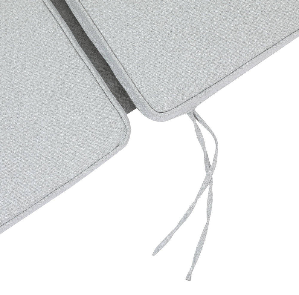 Cojín para tumbona Mati 50x192x5 cm color gris claro | Kubu #