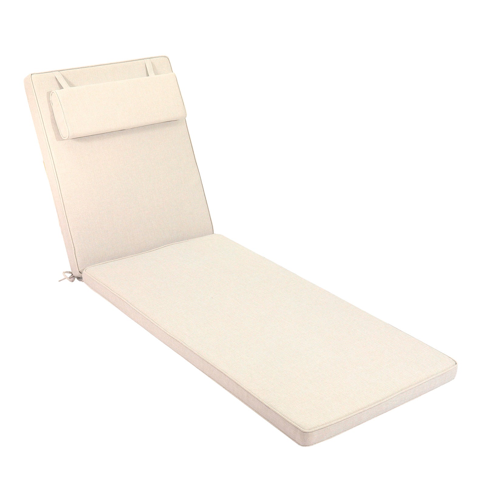 Cojín para tumbona Roxas 59x196x5 cm color  beige | Kubu #