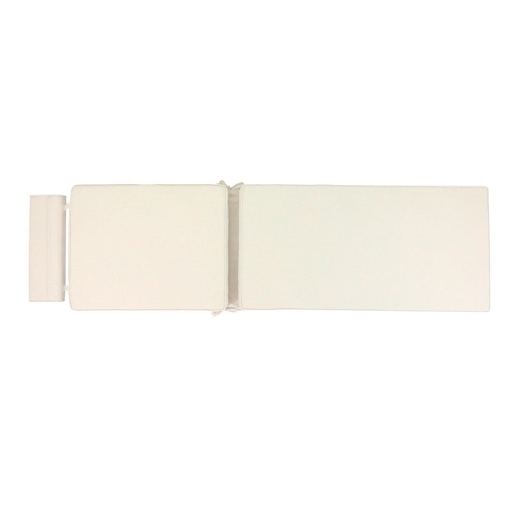 Cojín para tumbona  Roxas 59x199x10 cm color  beige | Kubu #