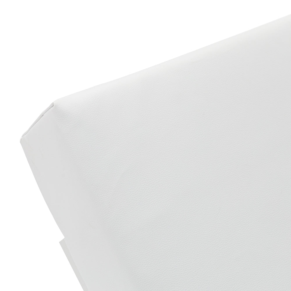 Daybed Edna aluminio y tejido náutico blanco | Kubu #
