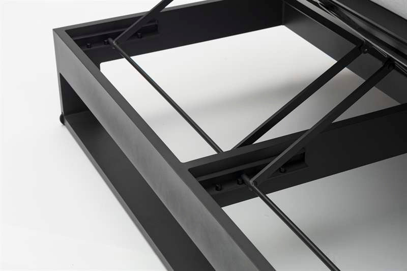 Daybed Niland aluminio antracita y textil gris medio | Kubu #