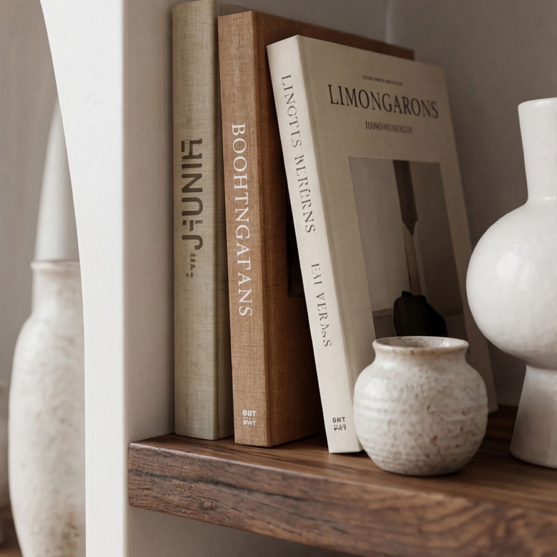 Estantería Eivissa 100x40x180 cm | Blanco Mate y Madera Natural | KUBU #