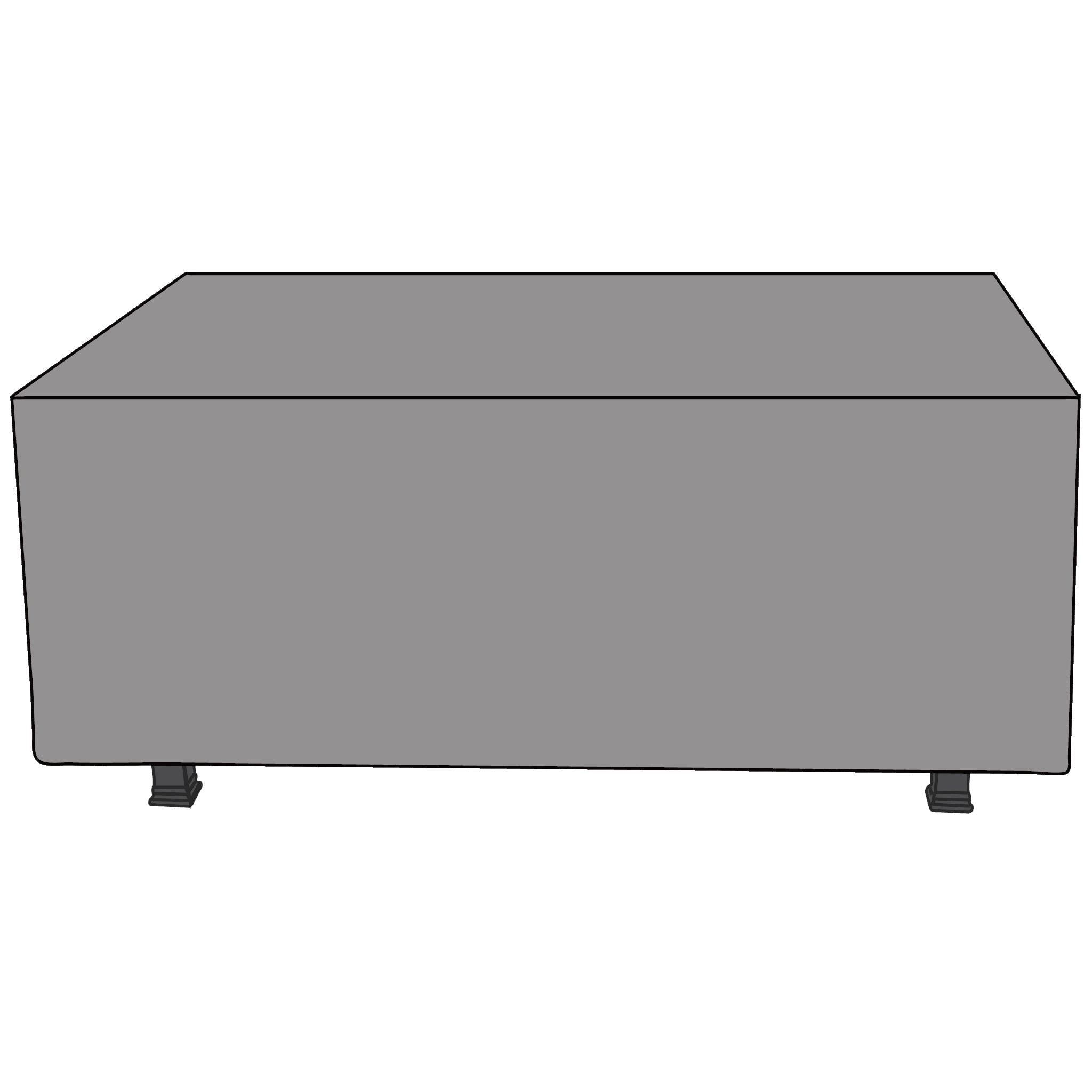 Funda para sofá de 2 plazas grande 165x95x90cm | KUBU #