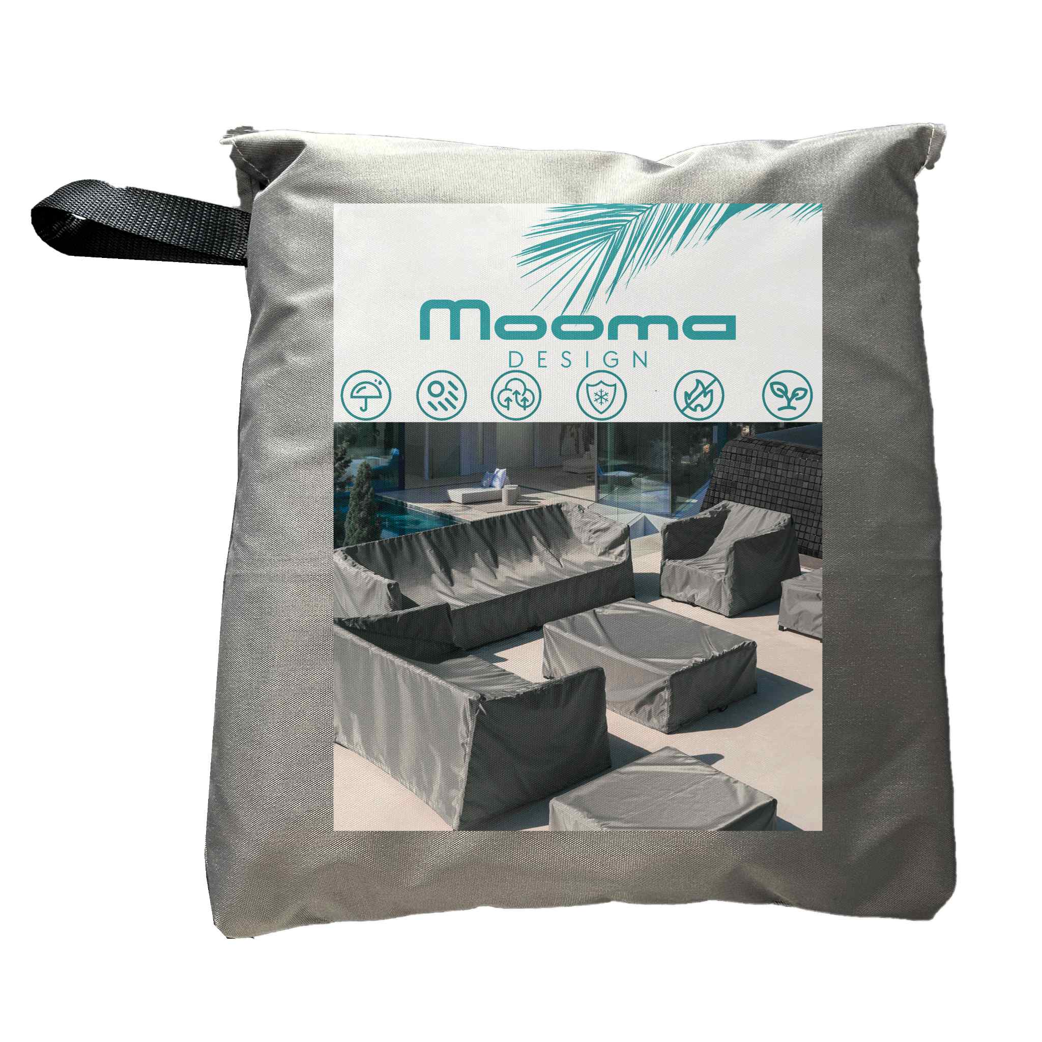 Funda para sofá de 2 plazas grande 165x95x90cm | KUBU #