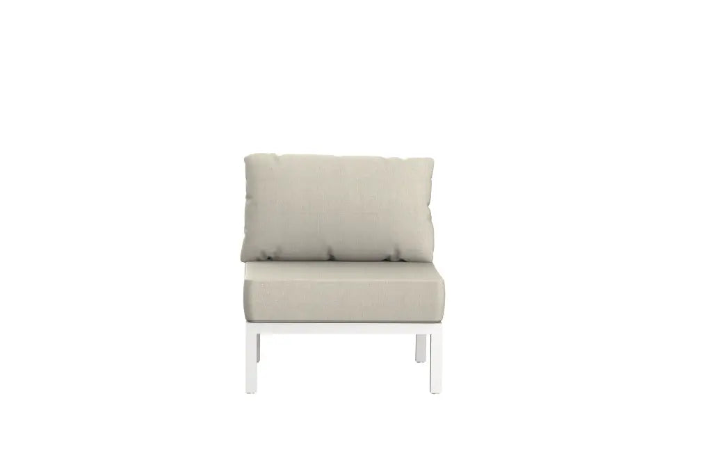 Módulo de ampliación Anmore aluminio blanco textil  greige | Kubu #