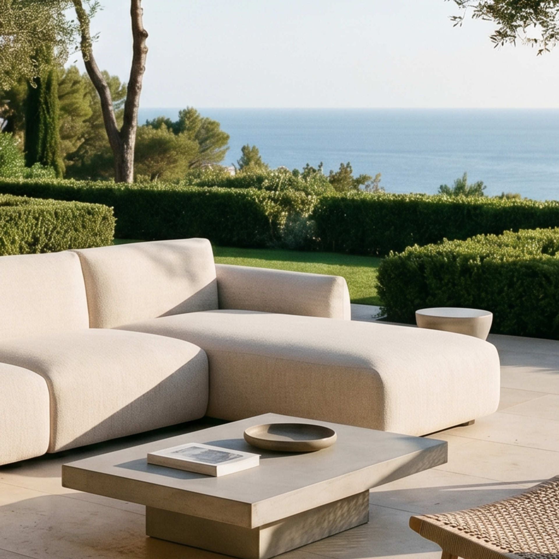 Módulo lounge Riverside brazo derecho (VF) beige | Kubu #