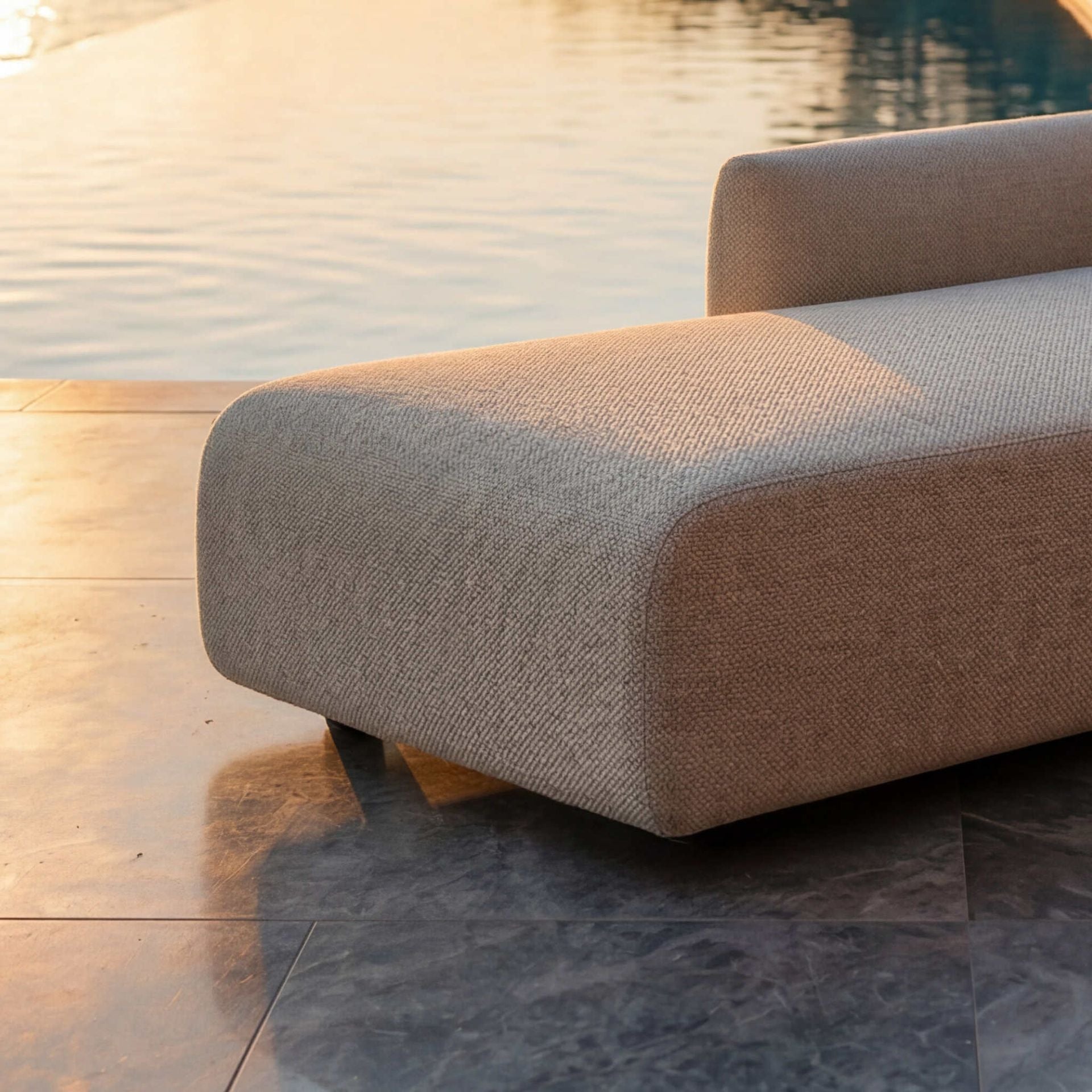 Módulo lounge Riverside brazo izquierdo (VF) beige | Kubu #