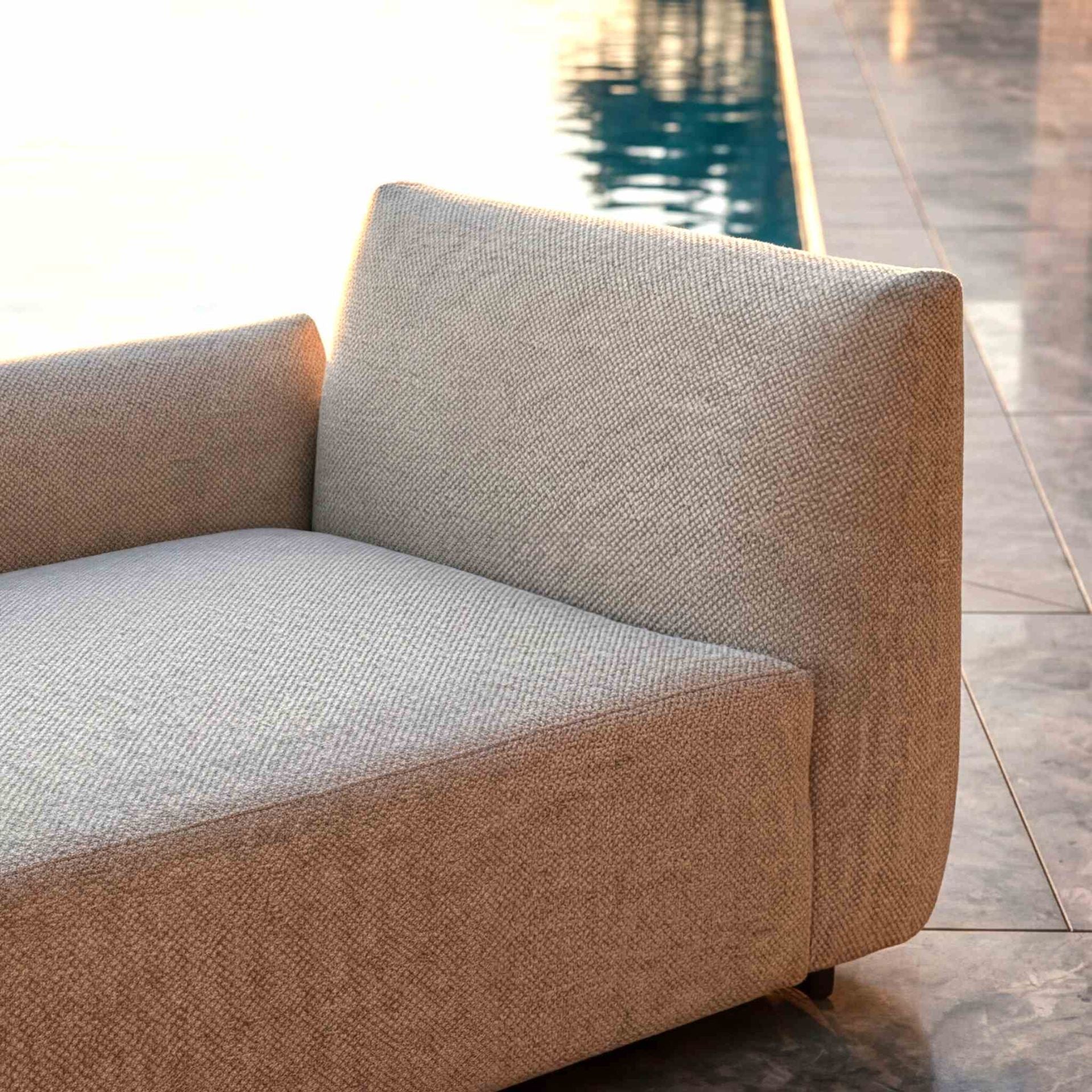 Módulo lounge Riverside brazo izquierdo (VF) beige | Kubu #