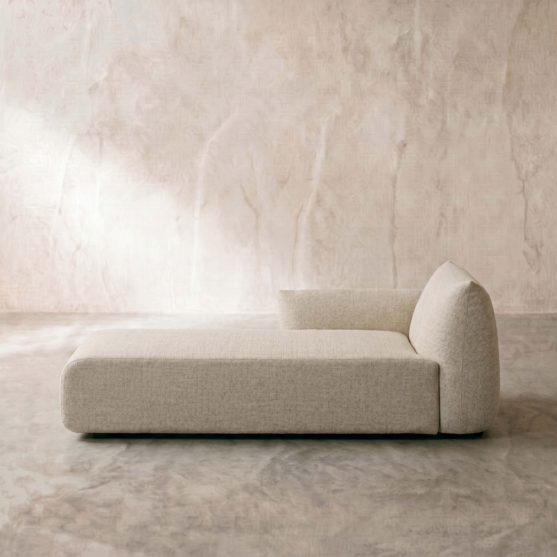 Módulo lounge Riverside brazo izquierdo (VF) beige | Kubu #