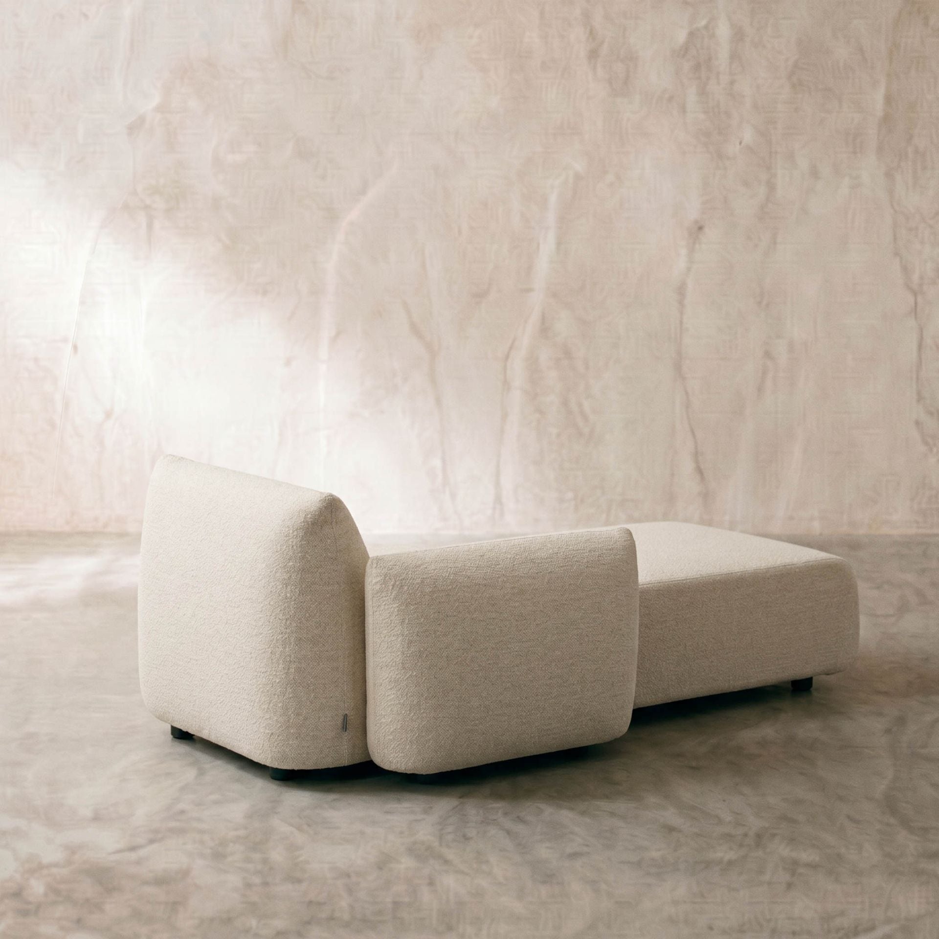 Módulo lounge Riverside brazo izquierdo (VF) beige | Kubu #