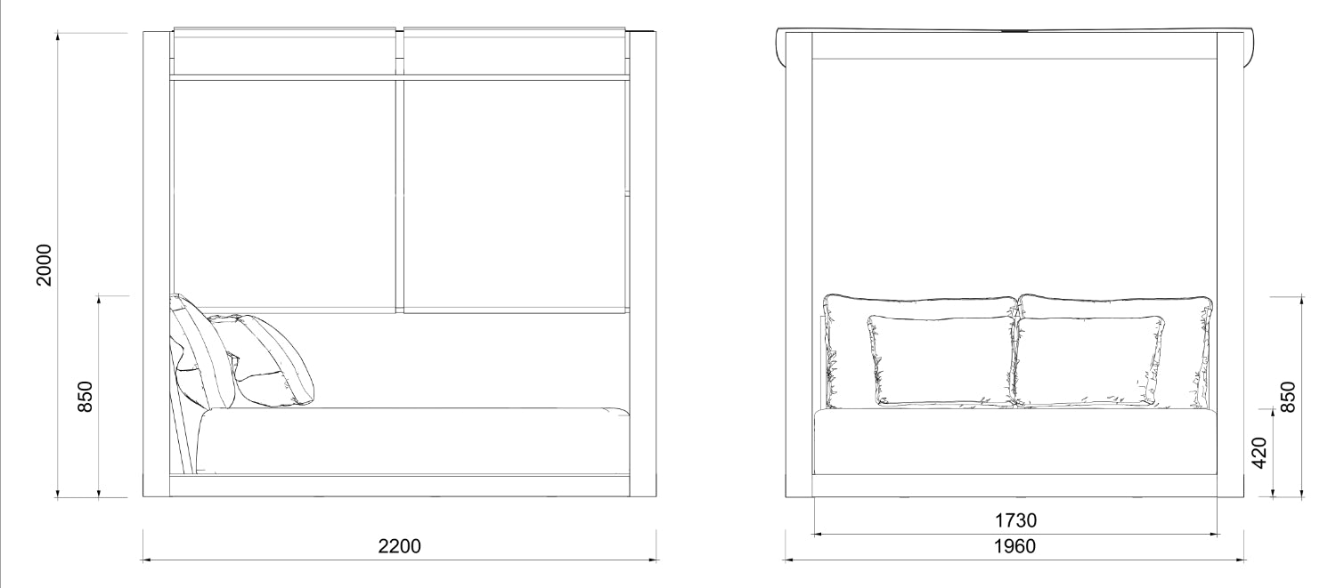 Medidas Daybed Java | kubu #