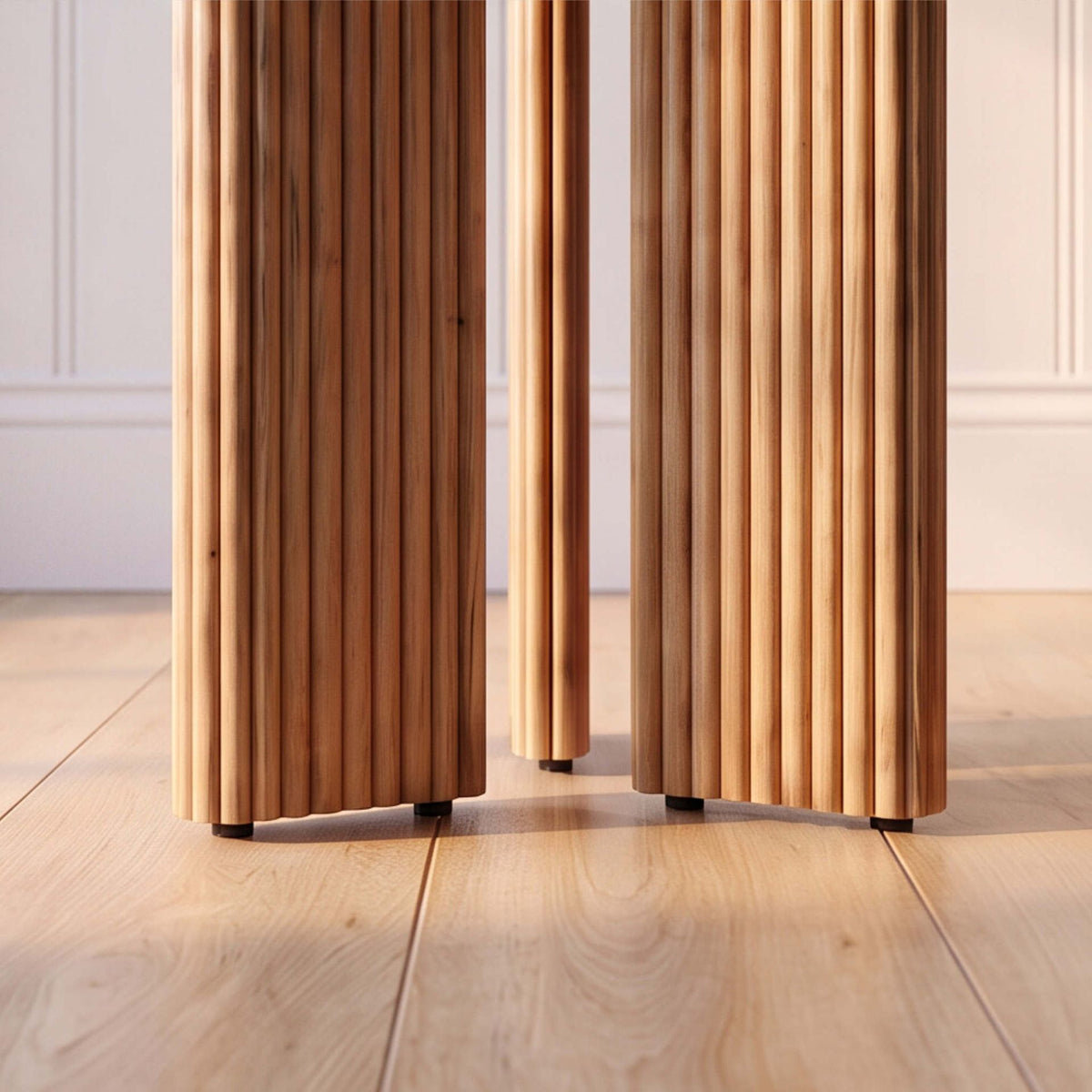 Mesa Auxiliar Bristol 42x42x52cm | Madera de mango y mármol natural | KUBU #