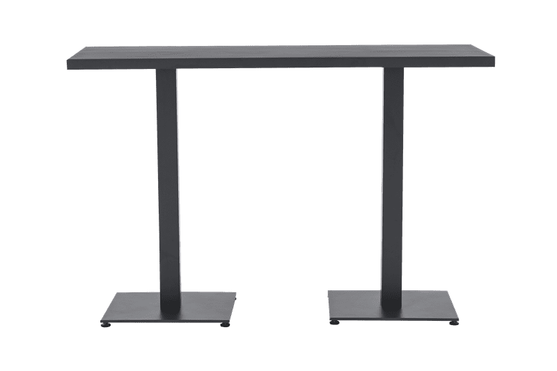 Mesa alta bar Orick 160x70 cm aluminio antracita. | Kubu #