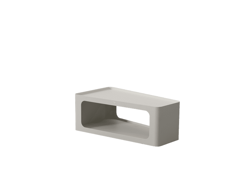 Mesa ampliación Corinto aluminio blanco | Kubu #