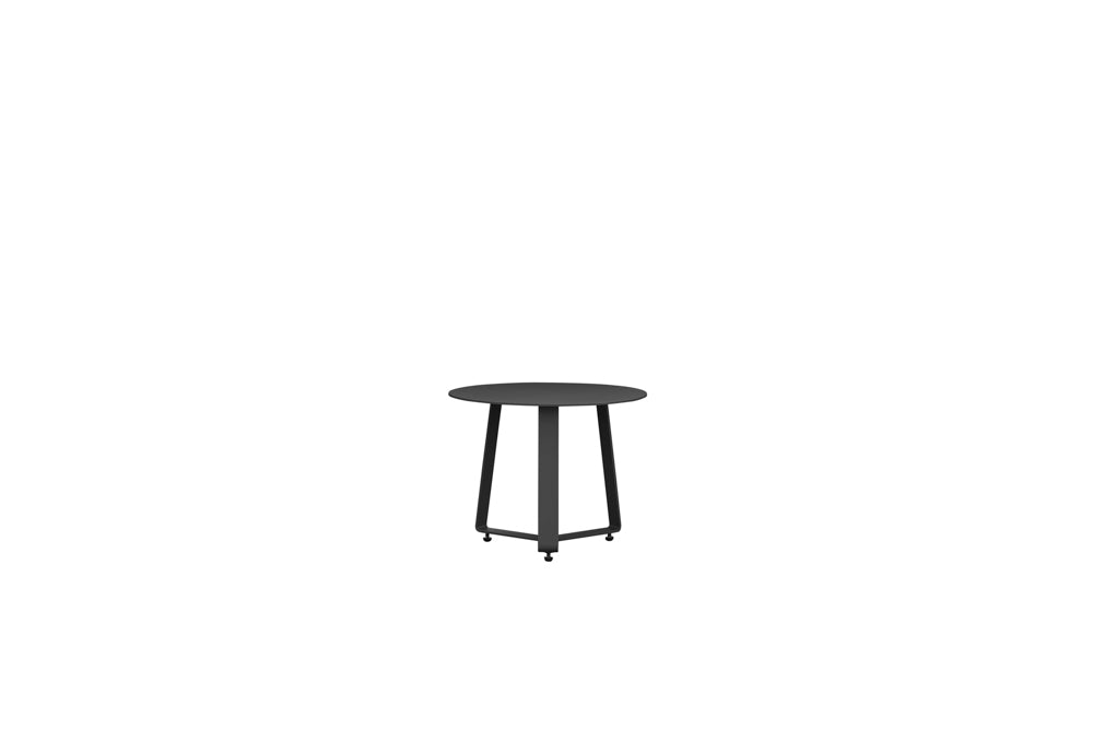 Mesa auxiliar Bangor Ø 45 cm aluminio antracita | Kubu #