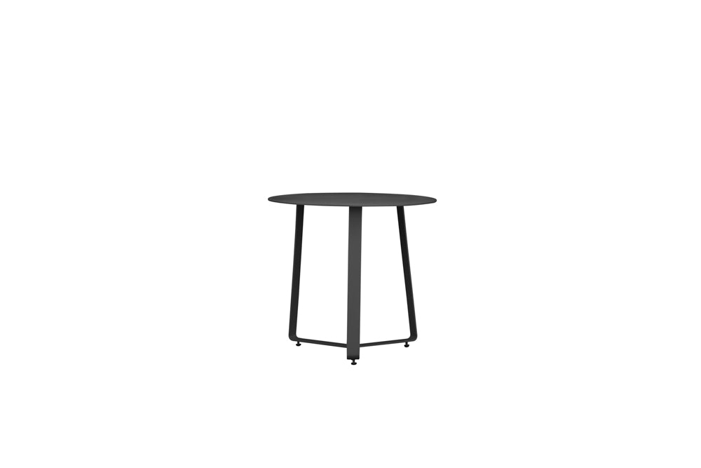 Mesa auxiliar Bangor Ø 60 cm aluminio antracita | Kubu #
