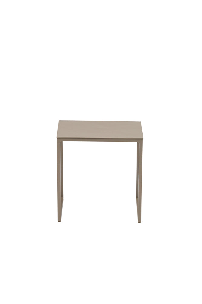 Mesa auxiliar Davis aluminio taupe | Kubu #