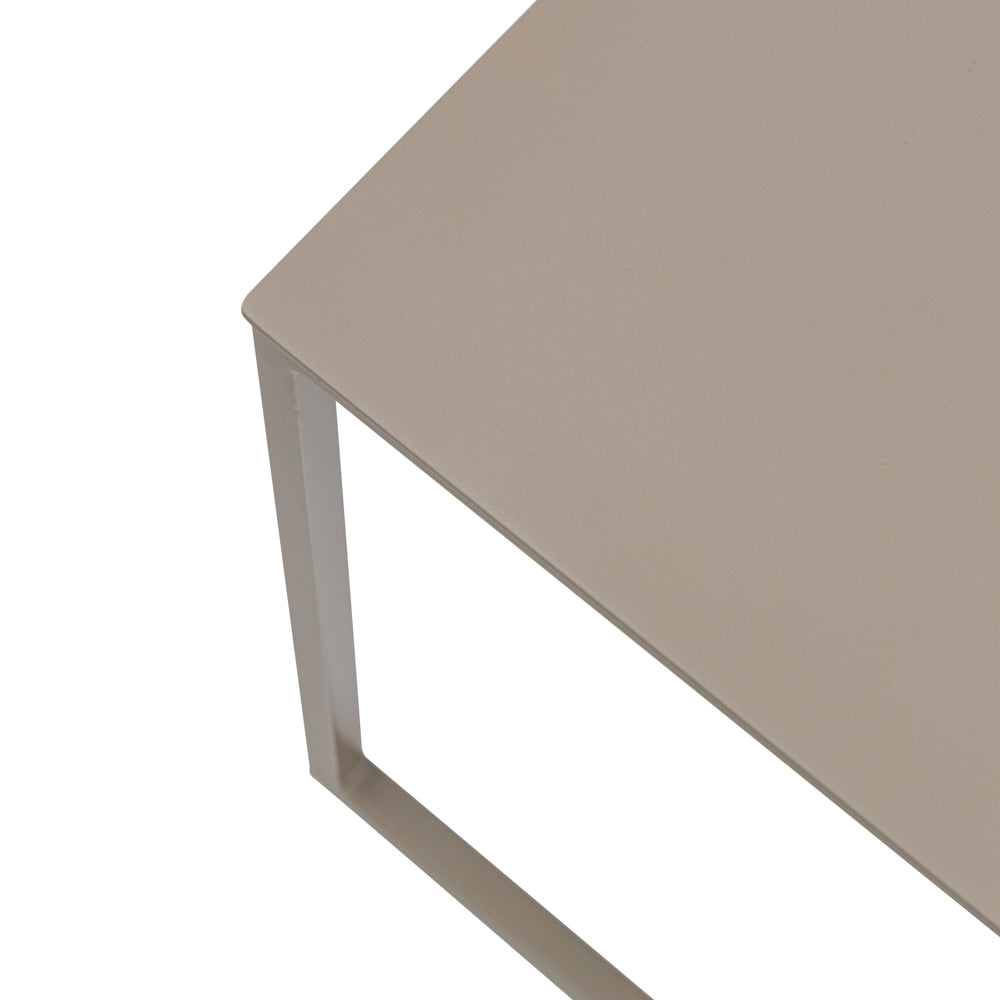 Mesa auxiliar Davis aluminio taupe | Kubu #