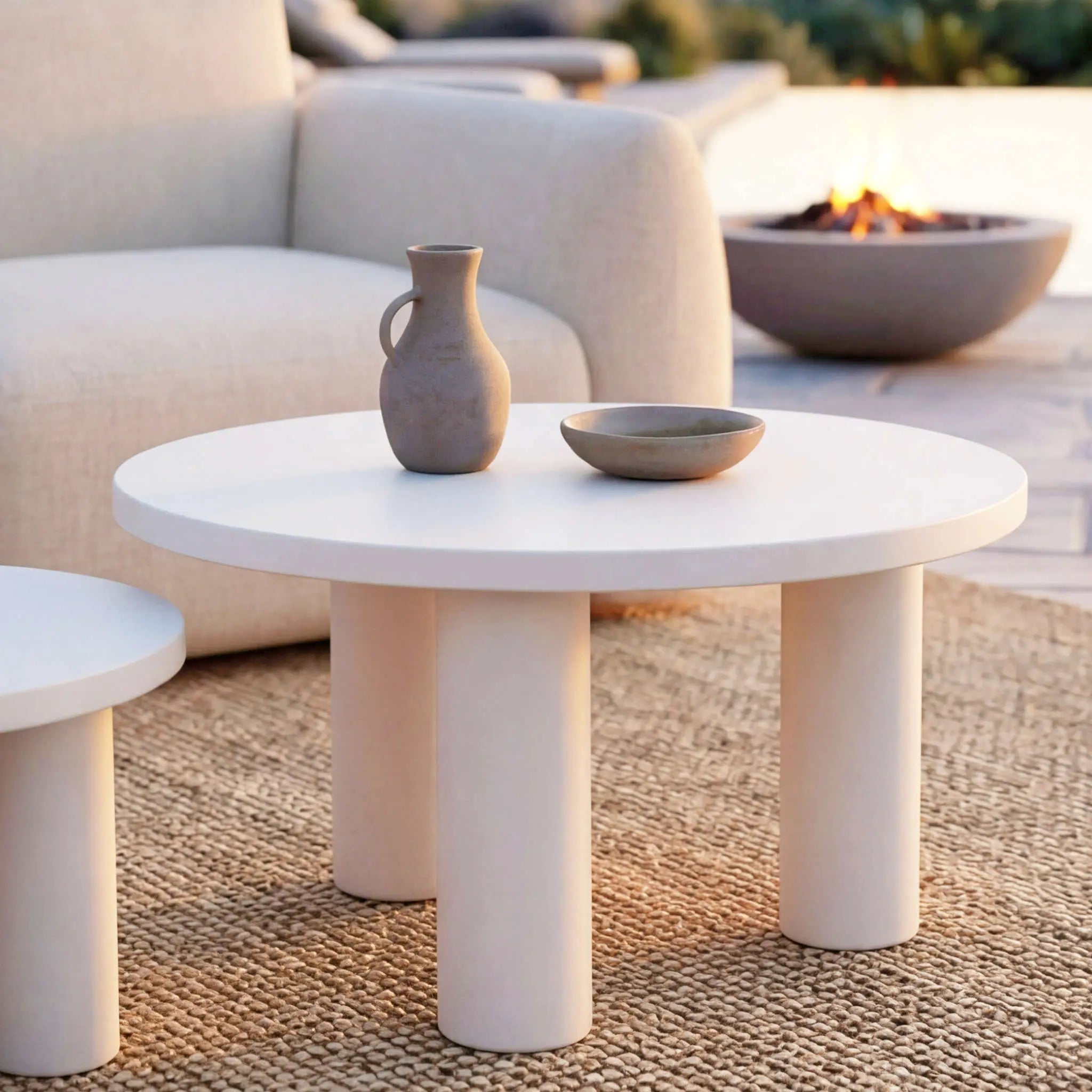 Mesa auxiliar Riverside Ø 71x40cm | Kubu #