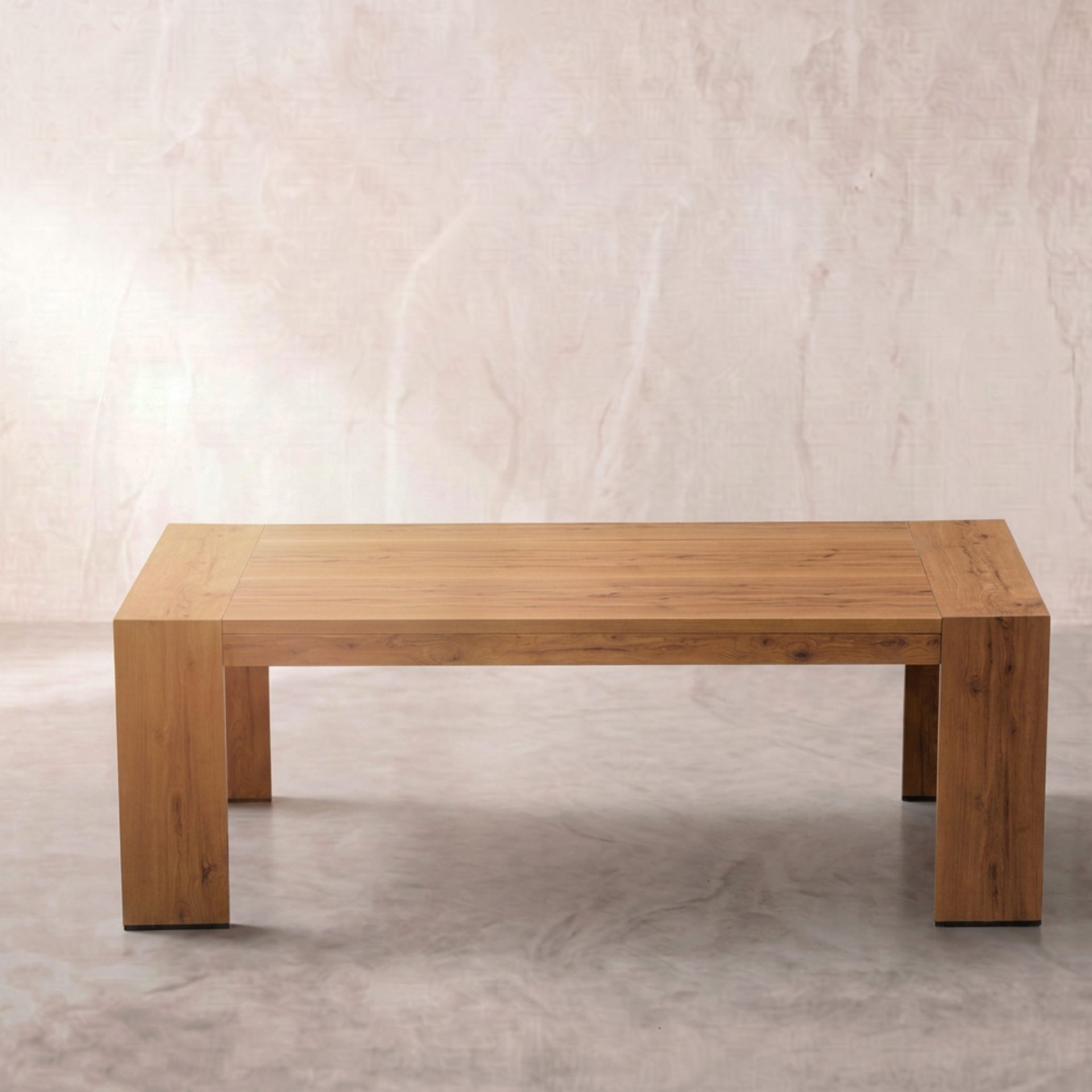 Mesa de Centro Exterior Java 130x70x40cm | Efecto Teca | KUBU #