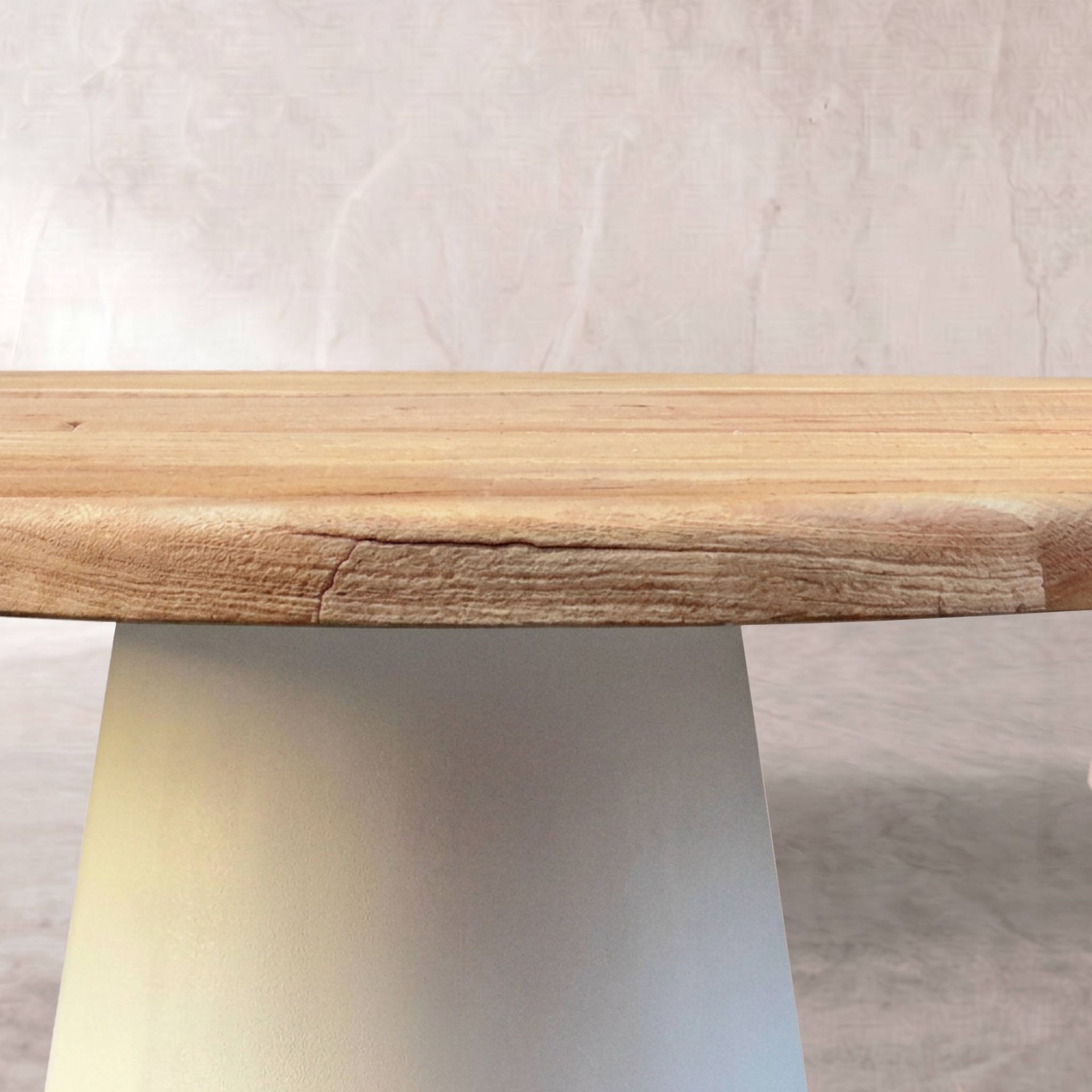Mesa de Comedor Redonda Eivissa | Madera y Diseño Ø90 cm | KUBU #