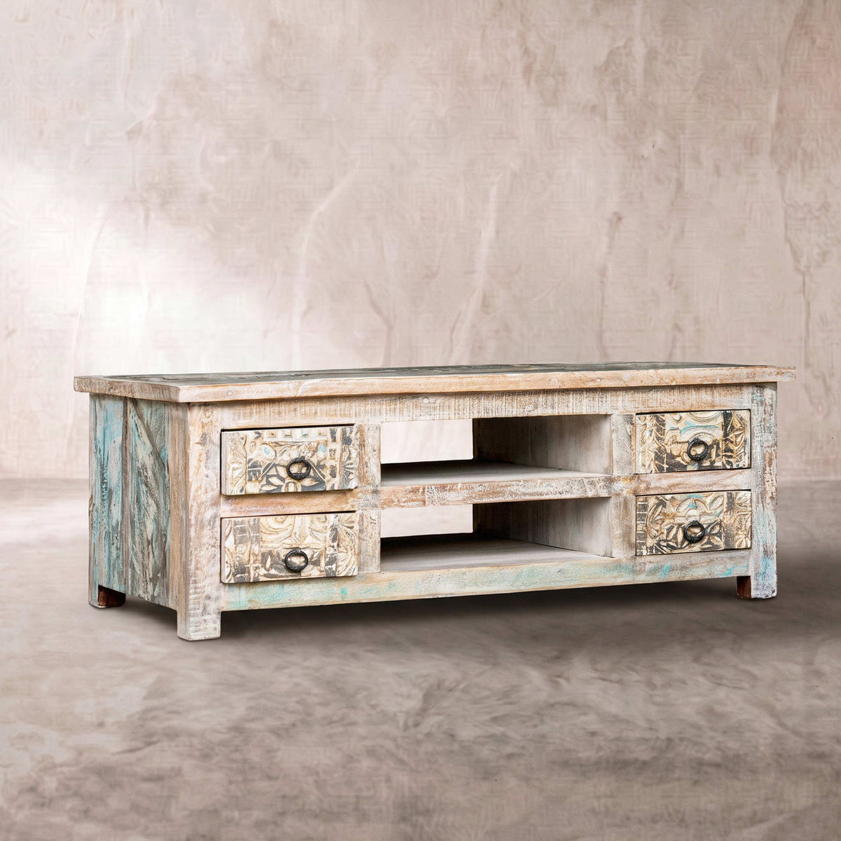 Mesa de centro Alhmirah 125x65x45cm | Madera de Mango | KUBU #