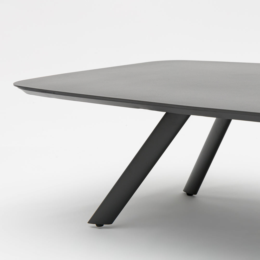 Mesa  de centro Anmore  aluminio antracita | Kubu #