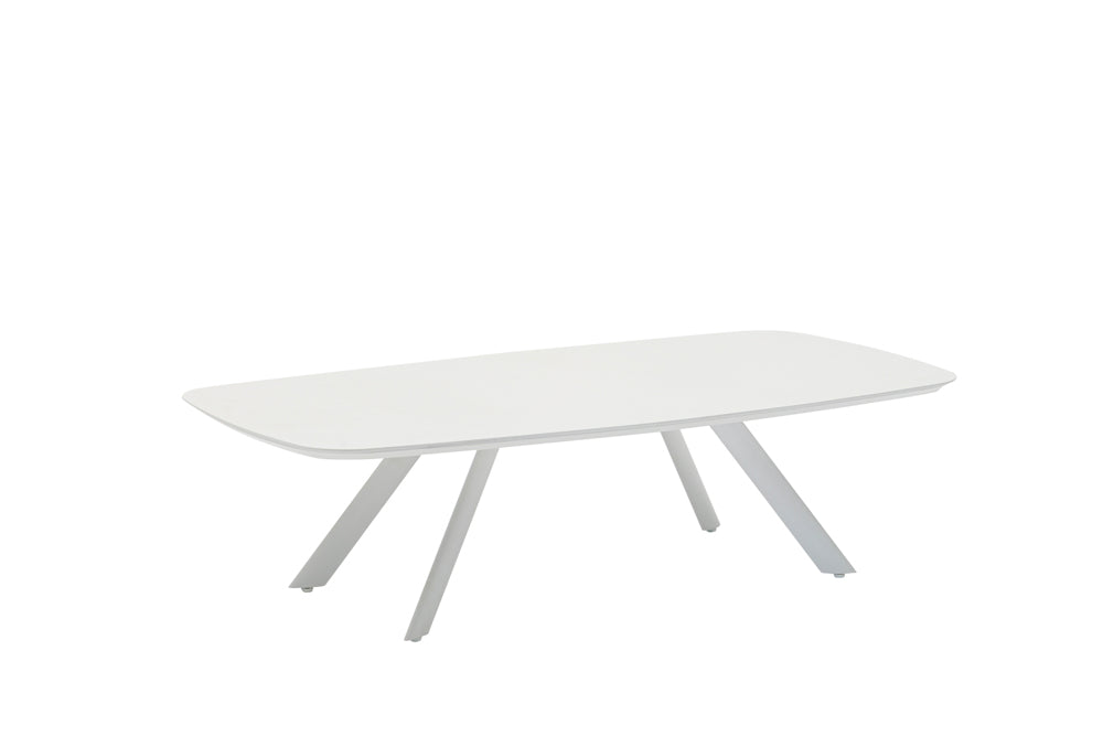 Mesa  de centro Anmore  aluminio blanco | Kubu #