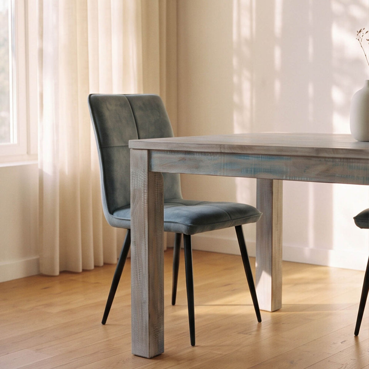 Mesa de comedor Alhmirah 140x90x76cm | Madera de Mango | KUBU #