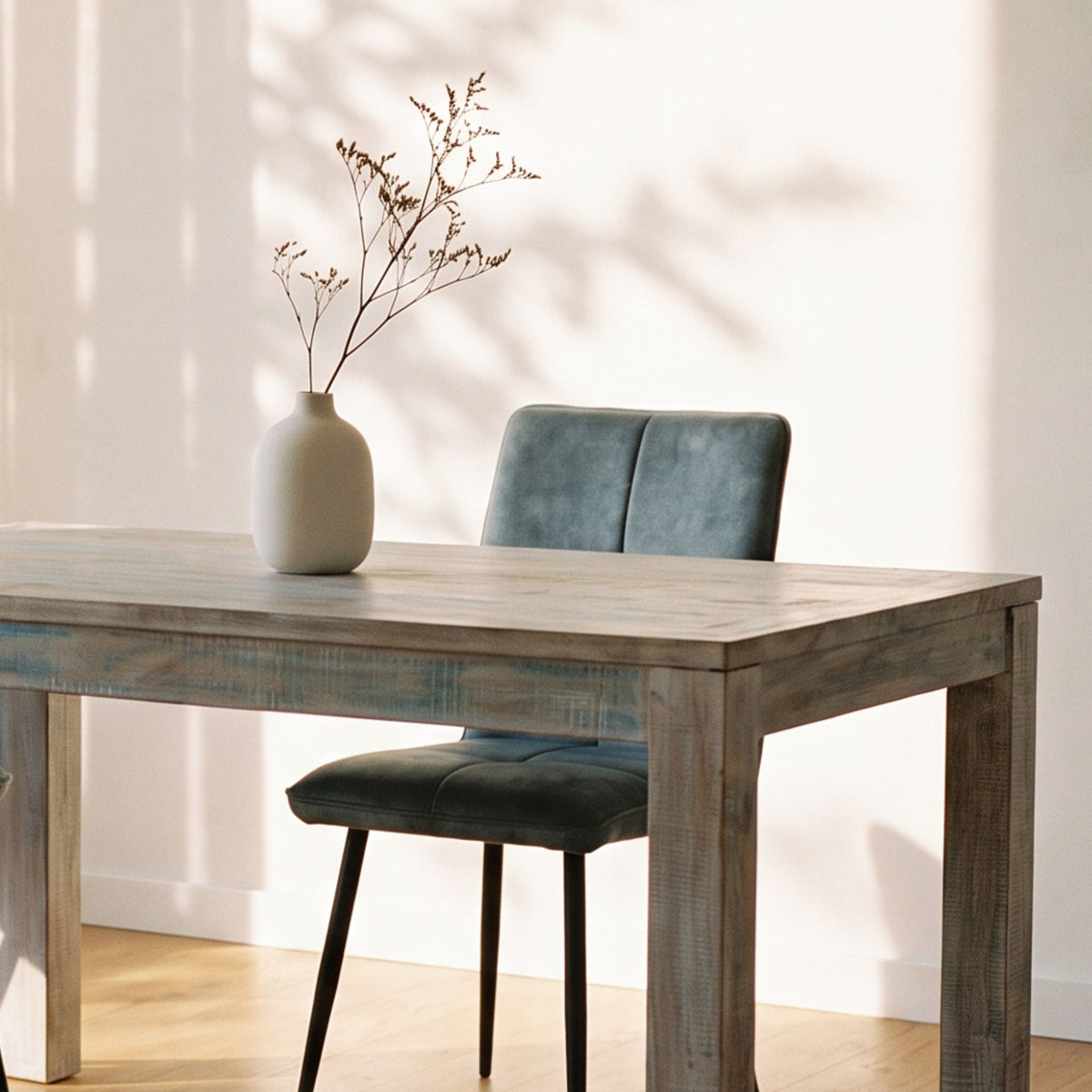 Mesa de comedor Alhmirah 140x90x76cm | Madera de Mango | KUBU #