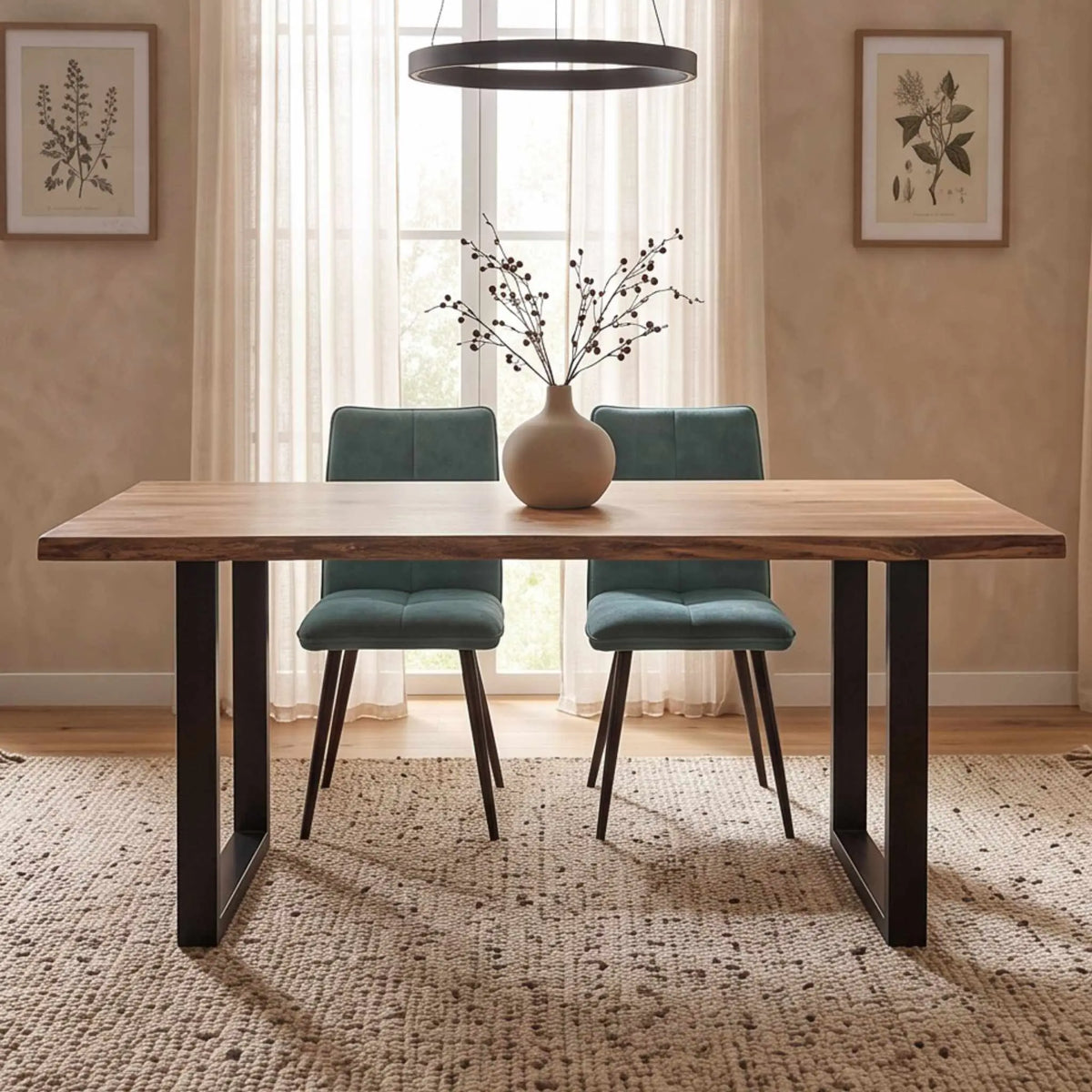 Mesa de comedor Janeiro 140x80x78cm | Madera de Acacia | KUBU #