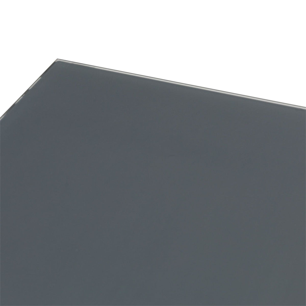 Mesa extensible ORICK 100 x 200/300 cm aluminio y cristal antracita | KUBU #
