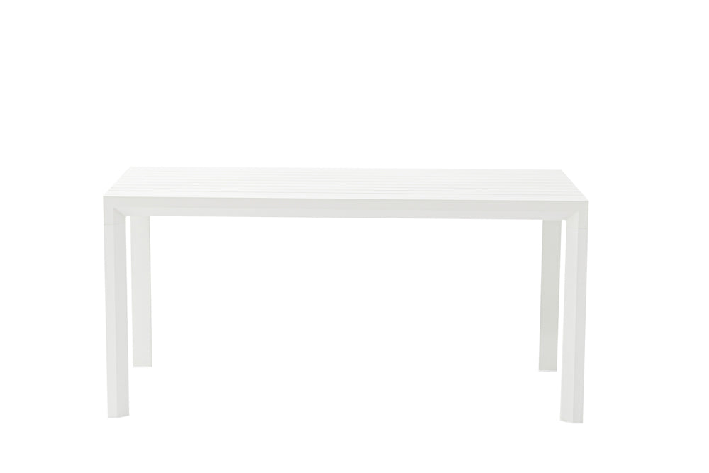 Mesa fija Byron 160 cm aluminio blanco | Kubu #
