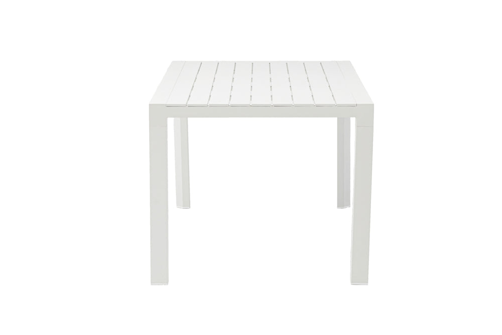 Mesa fija Byron 160 cm aluminio blanco | Kubu #