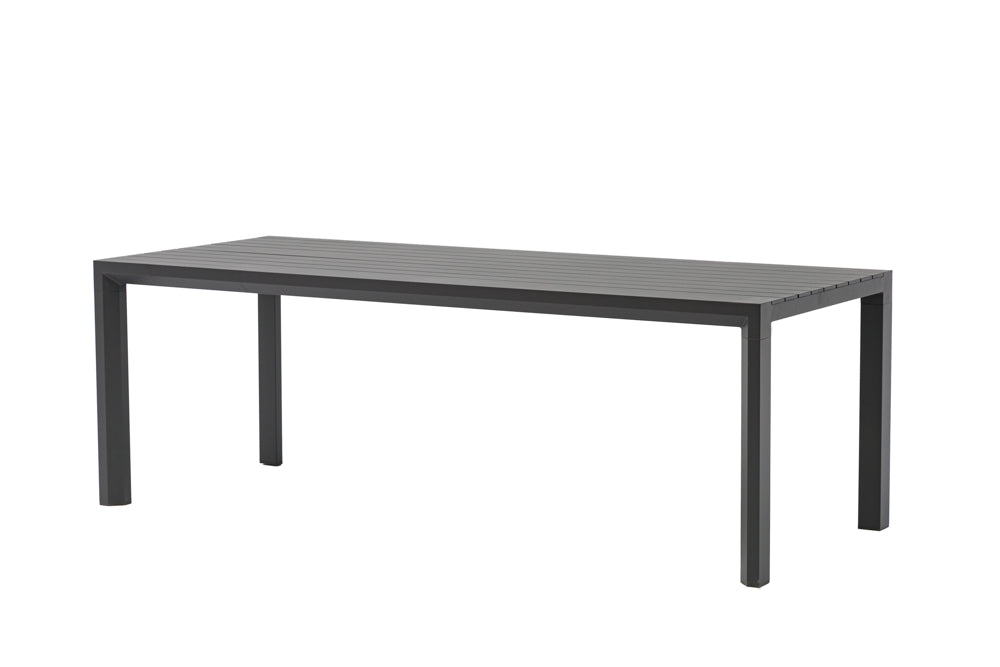 Mesa fija Byron 220 cm aluminio antracita