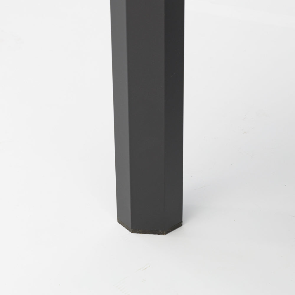 Mesa fija Byron 220 cm aluminio antracita | Kubu #