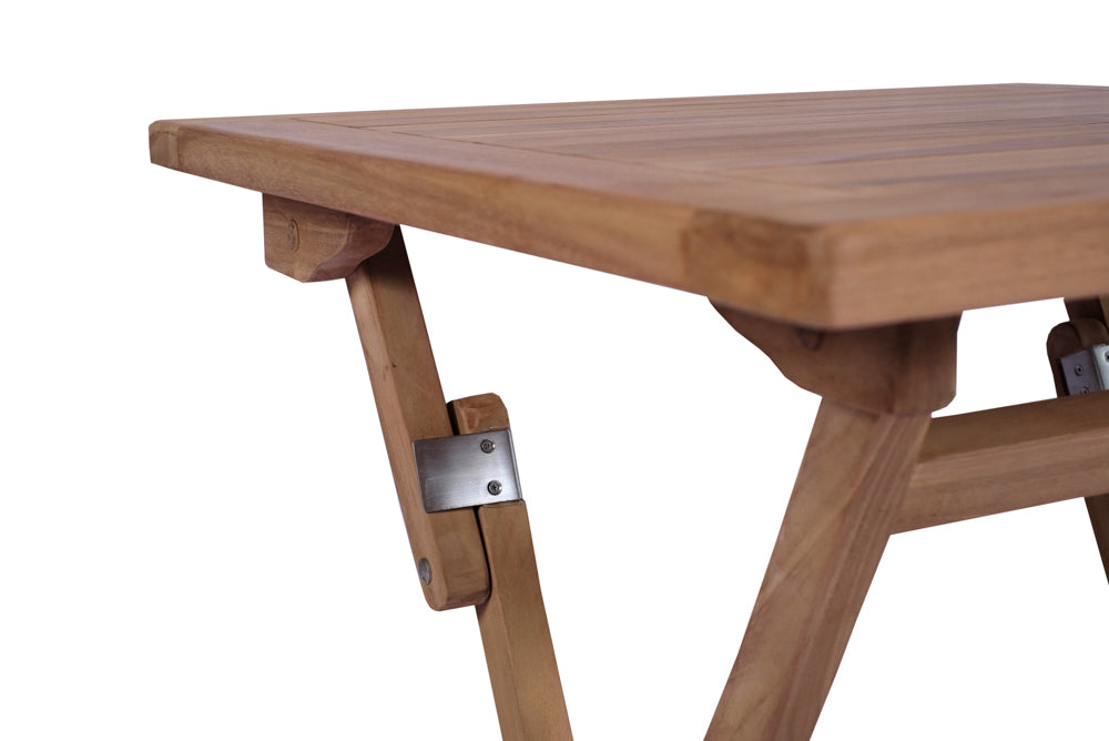 Mesa plegable Naga cuadrada 70x70 cm | Kubu #