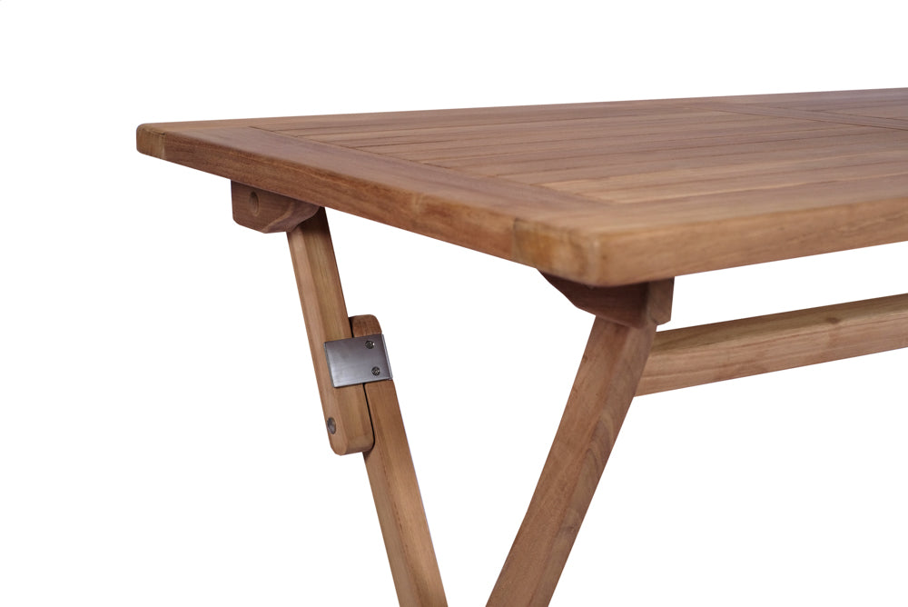 Mesa plegable Naga rectangular 120x70 cm | Kubu #