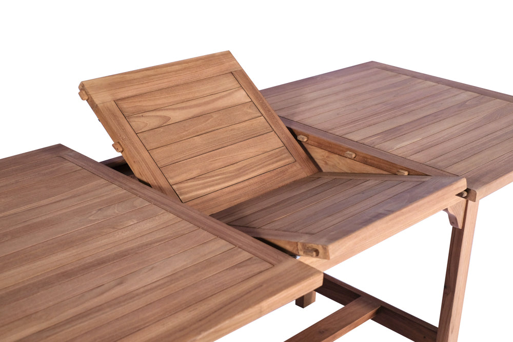 Mesa rectangular extensible  Mati 160/210x90 cm | Kubu #