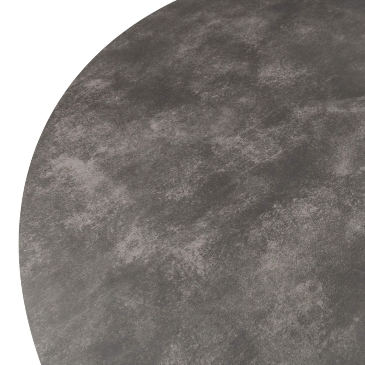 Mesa redonda Orick Ø 120 cm aluminio antracita cristal cerámico gris antracita. | KUBU #