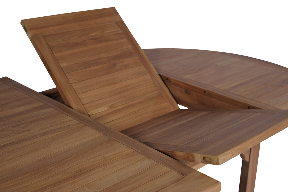 Mesa redonda extensible Naga 120/170 cm | Kubu #