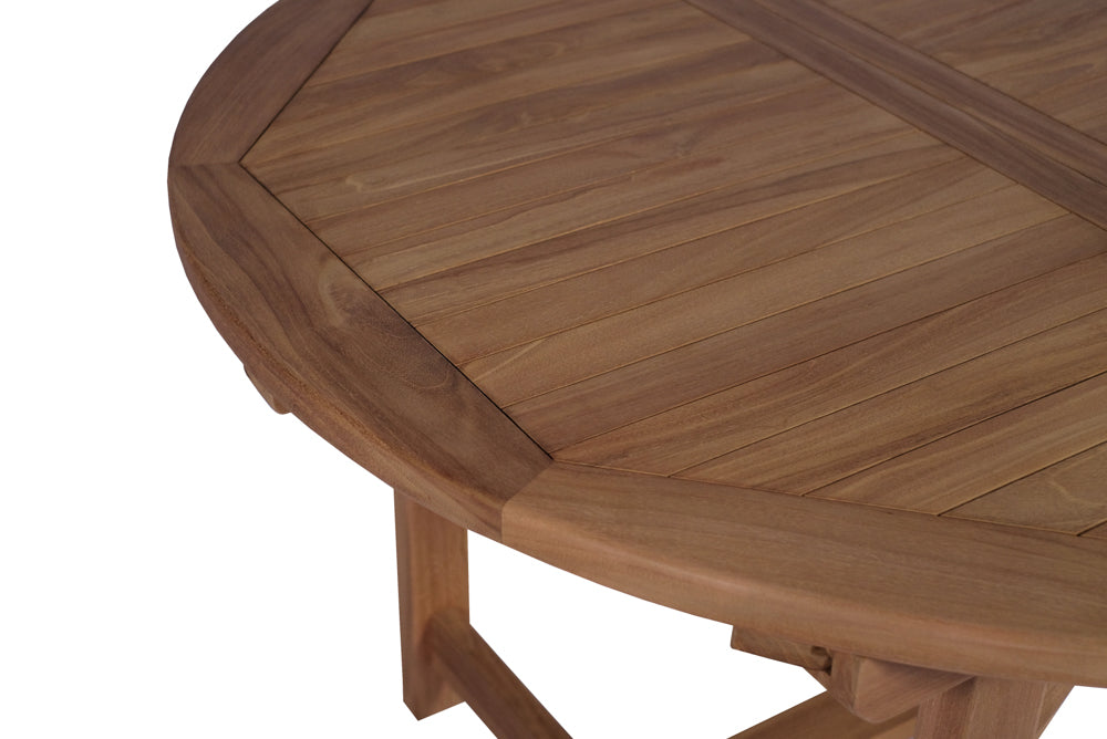 Mesa redonda extensible Naga 120/170 cm | Kubu #