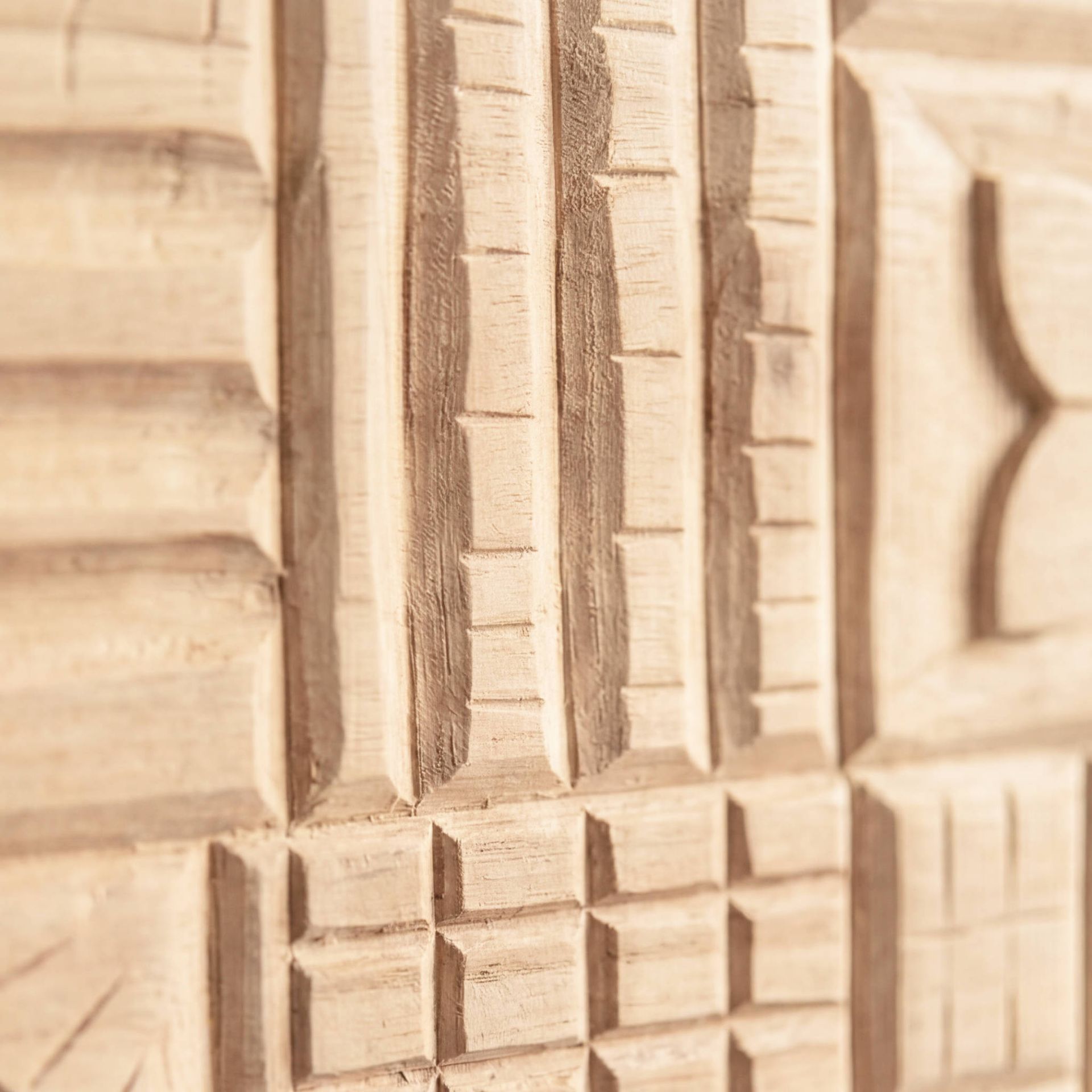 Mesita de Noche Maya 45x35x65cm | Madera de Mango | KUBU #