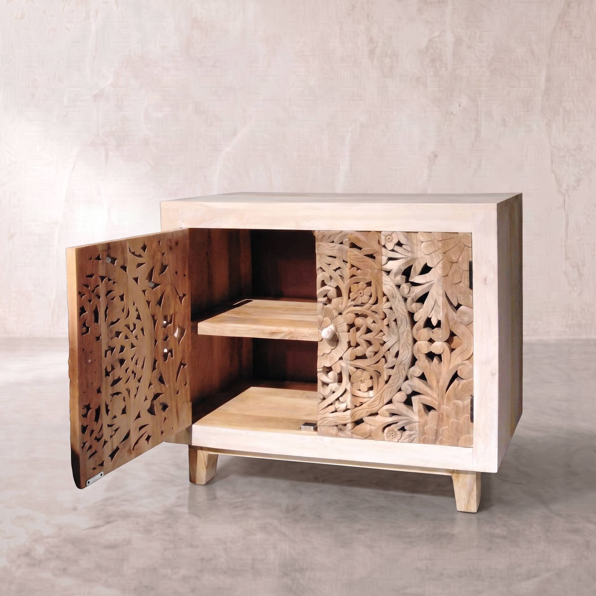 Mueble Borneo 90X35X75cm | Elegancia en Madera de Mango | KUBU #