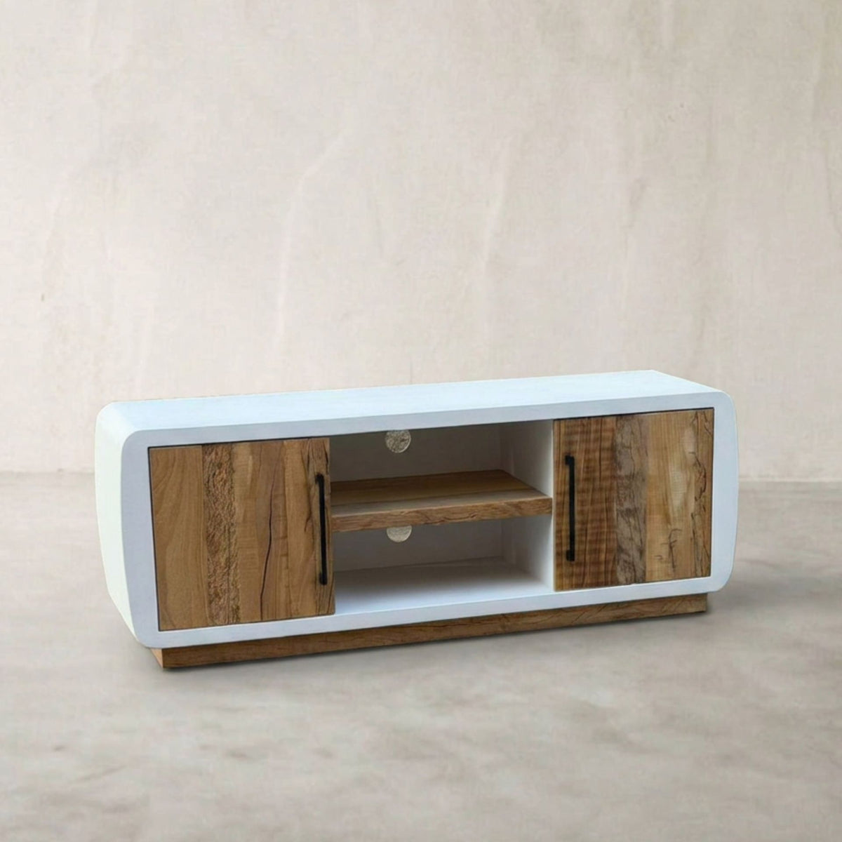 Mueble TV Dos Puertas Calvia | Madera y Diseño Minimalista | KUBU #