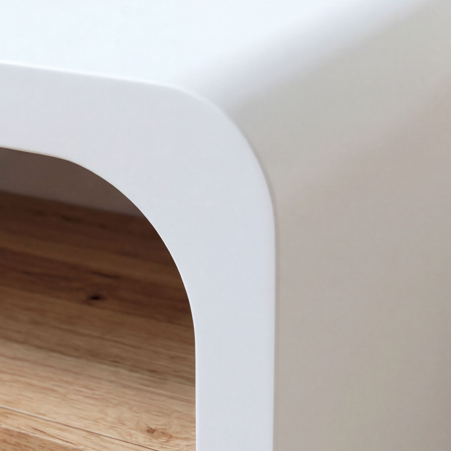 Mueble de TV de Diseño Mediterráneo Eivissa | Blanco y Madera Natural | KUBU #