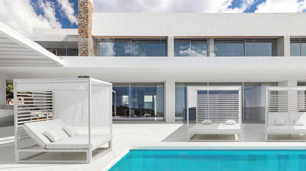 Panel solar para daybed  Edna blanco | Kubu #