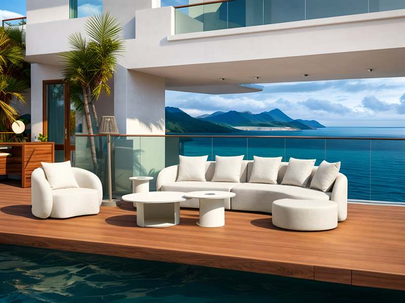 Puf reposapiés Corinto beige | Kubu #