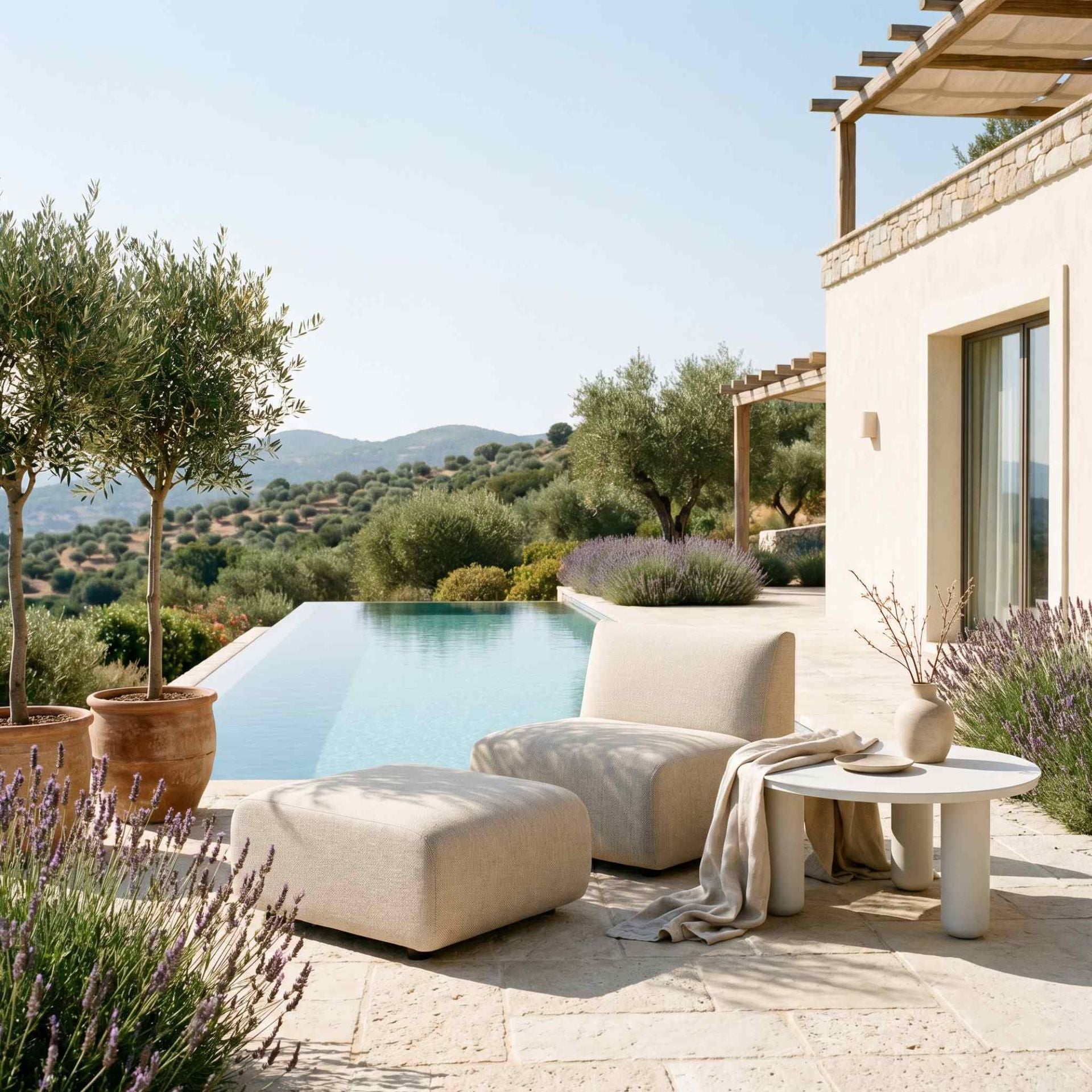 Puff Exterior Riverside: Elegancia y Durabilidad al Aire Libre | Kubu #