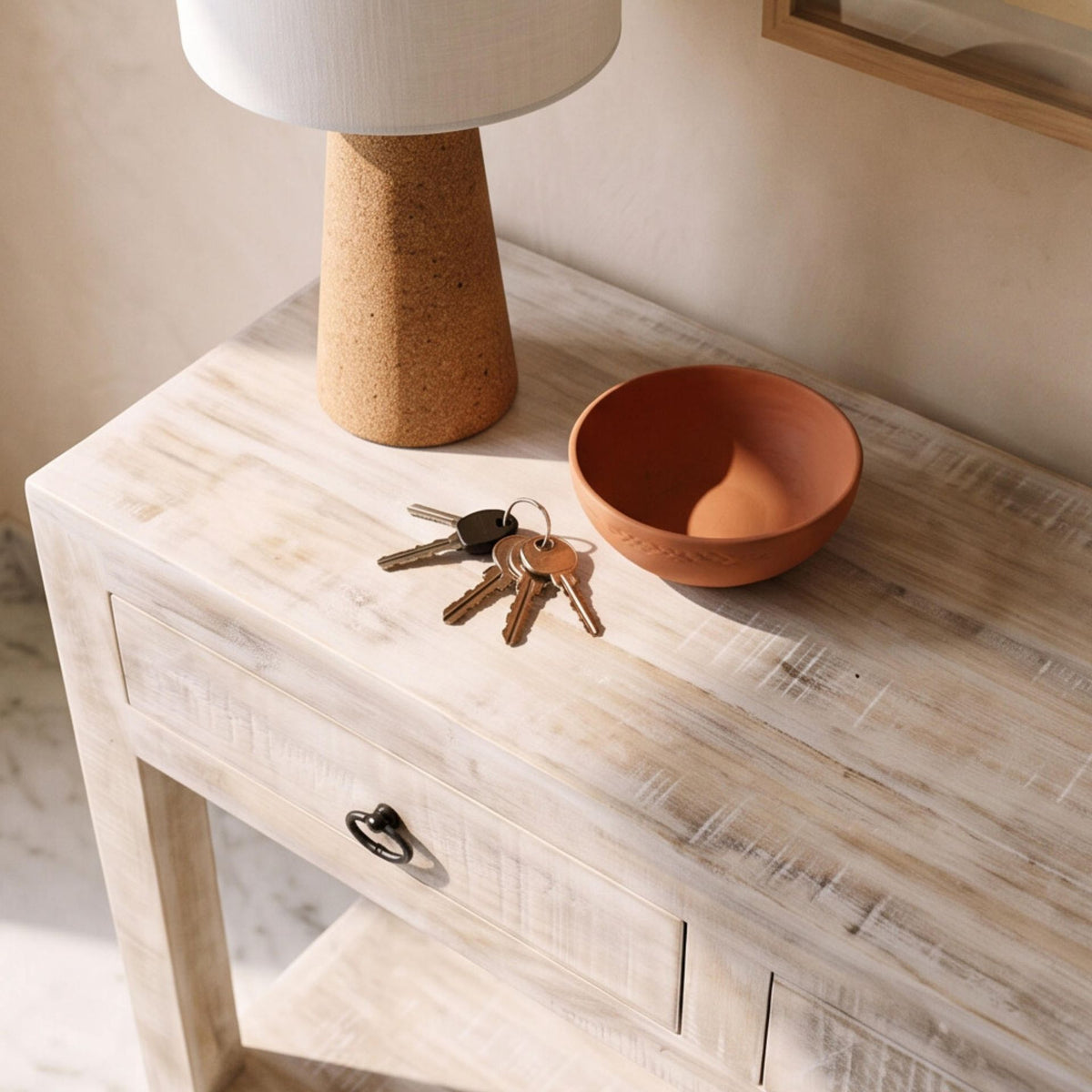 Recibidor consola Goa 100x35x80cm | Madera de Mango | KUBU #